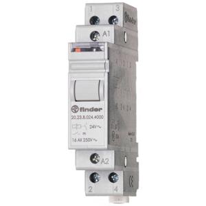 Finder 20.23.8.024.4000 Stroomstootschakelaar DIN-rail 1x NC, 1x NO 24 V/AC 1 stuk(s)