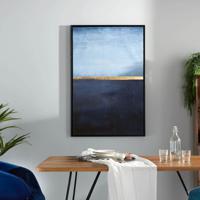 Kave Home Schilderij Wrigley 90 x 60cm - Goud