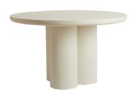 Light & Living Ronde Eettafel 'Mizuho' 130cm, kleur Crème