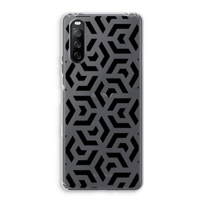 Crazy pattern: Sony Xperia 10 III Transparant Hoesje