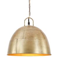 Hanglamp industrieel vintage rond 25 W E27 31 cm messingkleurig