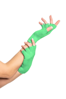 Vingerloze handschoen fluor groen - thumbnail