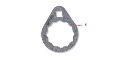 Beta Twaalfkant platte oliefilter sleutels voor moeilijk te bereiken oliefilter 1493B 27 - 014930527