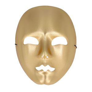 Masker mime goud