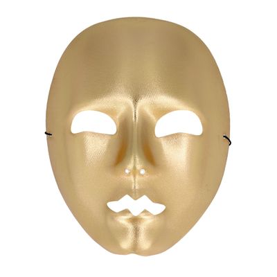 Masker mime goud