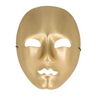 Masker mime goud - thumbnail