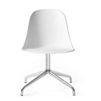 Audo Copenhagen Harbour Side Swivel stoel aluminium, wit