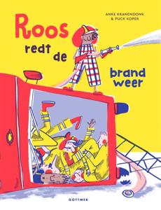 Roos redt de brandweer (Hardback)
