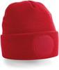 Beechfield CB446 Circular Patch Beanie - Classic Red - One Size