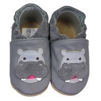 Hobea babyslofjes Nilpferd grau-26-27