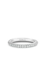 De Beers Jewellers anneau DB Darling en or 18ct serti de diamants - Blanc