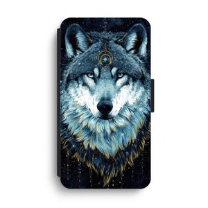 Darkness Wolf: iPhone XS Max Flip Hoesje