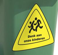 Container sticker Wees voorzichtig met onze kinderen