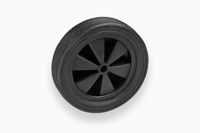 Metafranc Vervangwiel 150Mm Pvc Zw W - WU0810040