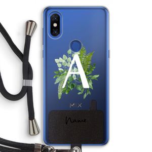 Green Brush: Xiaomi Mi Mix 3 Transparant Hoesje met koord
