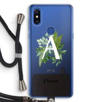 Green Brush: Xiaomi Mi Mix 3 Transparant Hoesje met koord