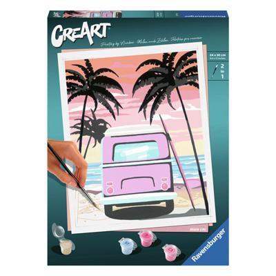 Ravensburger Creart schilderen op nummer - beach life