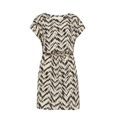 VERO MODA jurk VMSASHA met all over print zand/zwart