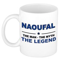 Naoufal The man, The myth the legend cadeau koffie mok / thee beker 300 ml