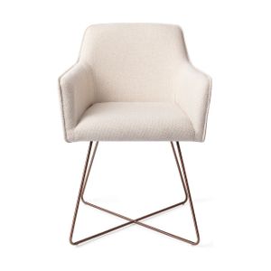 Jesper Home Hofu eetkamerstoel Enoki cross rose