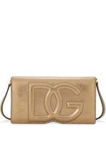 Dolce & Gabbana mini sac en cuir à logo DG - Or - thumbnail