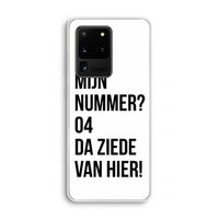 Da ziede van hier: Samsung Galaxy S20 Ultra Transparant Hoesje