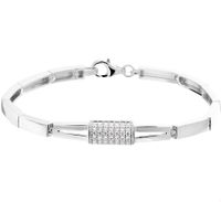 TFT Armband Zilver Zirkonia 4,0 mm 18,5 cm - thumbnail