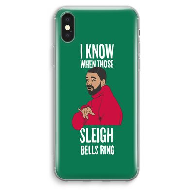 Sleigh Bells Ring: iPhone XS Max Transparant Hoesje