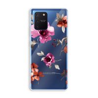 Geschilderde bloemen: Samsung Galaxy Note 10 Lite Transparant Hoesje