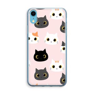 Katten: iPhone XR Transparant Hoesje