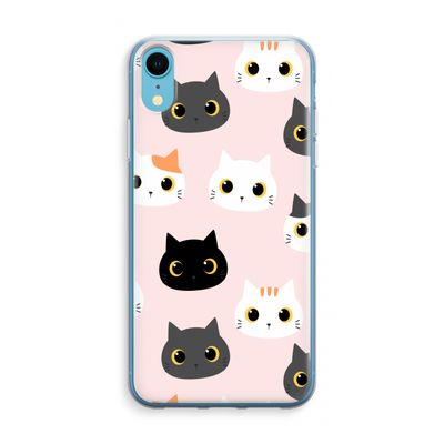 Katten: iPhone XR Transparant Hoesje