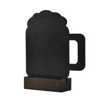 Krijt-tafelstandaard BEER bxh 10x18cm