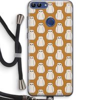 Uilen: Huawei P Smart (2018) Transparant Hoesje met koord