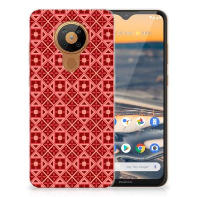 Nokia 5.3 | TPU bumper | Batik Rood