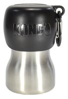 Kong H2o drinkfles rvs zwart