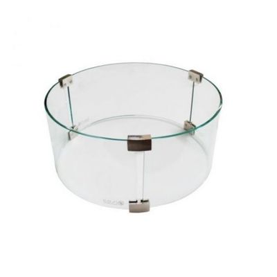 Sparkly Fire glazen ombouw rond