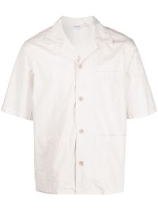 ASPESI chemise en coton à manches courtes - Tons neutres