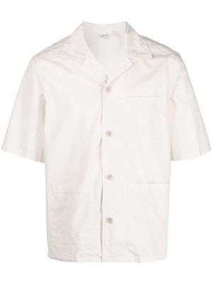 ASPESI chemise en coton à manches courtes - Tons neutres