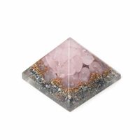 Orgonite Piramide Mini Rozenkwarts (25 mm)