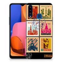 Samsung Galaxy A20s | Silliconen Back Cover | Postzegels