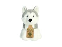Eco Nation Pluchen knuffel - husky - 20 cm