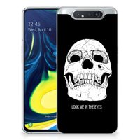 Silicone Back Case Samsung Galaxy A80 Skull Eyes - thumbnail