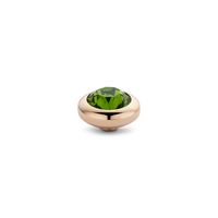 Melano Vivid Season CZ steentje Fern Green Rosé