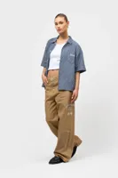 Equalité Sky Boxy Shirt Dames Donkerblauw - Maat S - Kleur: Donkerblauw | Soccerfanshop