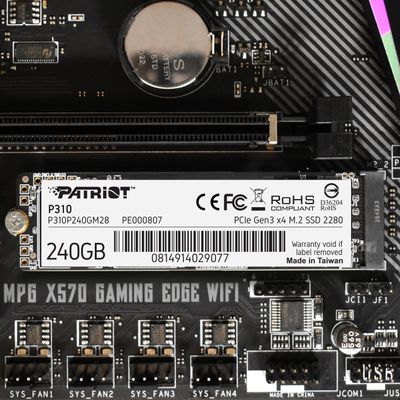 Patriot Memory P310 M.2 240 GB PCI Express 3.0 NVMe