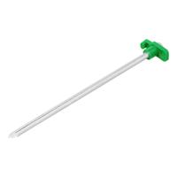 ProPlus Grondpennen - 6x stuks - tentharingen - metaal - kunststof haak - 25 cm