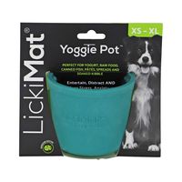 LickiMat Yoggie Pot - Turquoise - thumbnail