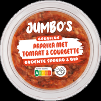 Jumbo&apos;s Gegrilde Paprika met Tomaat & Courgette Groente Spread & Dip 150 g