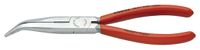 Knipex Platspitse tang met zijsnijder zwart geatramenteerd 200 mm - 2621200