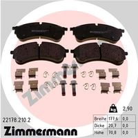 Remblokkenset, schijfrem 221782102